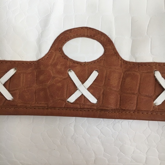 ORLANE white leather clutch - Picture 2 of 8